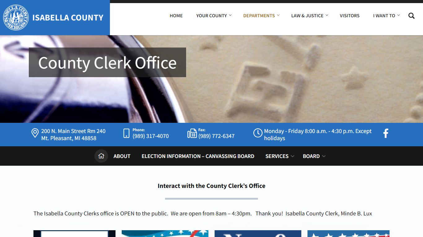 County Clerk Office – Isabella County Michigan